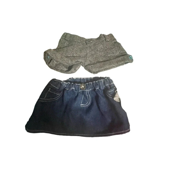 Build-A Bear Clothes Skirts Shorts Lot Of 9 Items  RARE - Picture 11 of 11